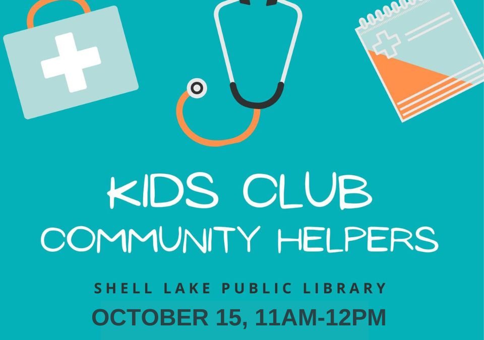 Kids Club Community Helpers Oct.15