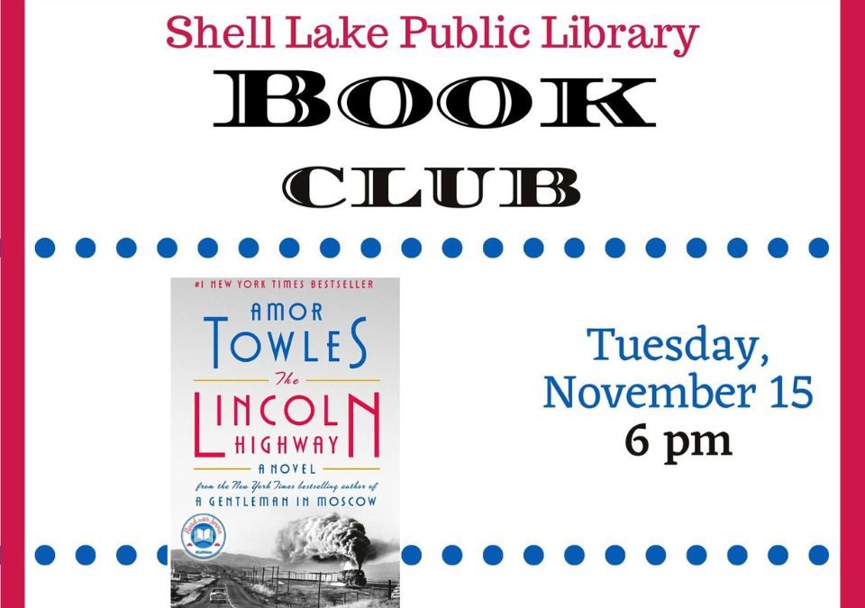 Book Club Nov. 15