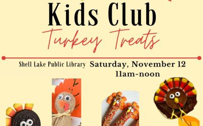 Kids Club Turkey Treats Nov. 12
