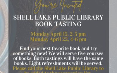 Shell Lake Public Library Book Tasting