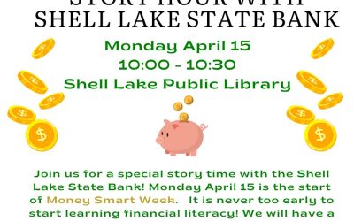 Story Hour with Shell Lake State Bank