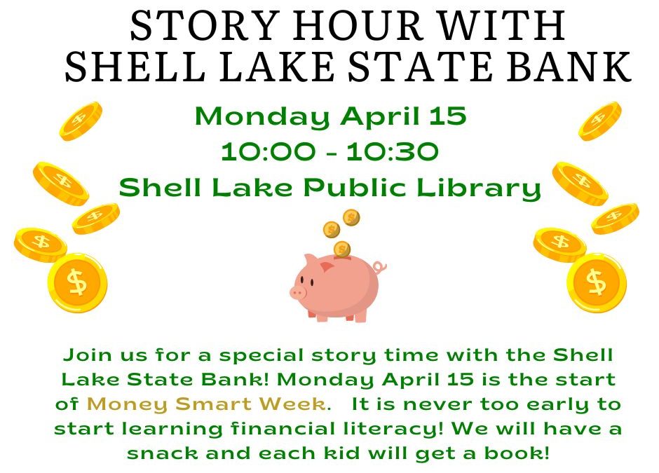 Story Hour with Shell Lake State Bank