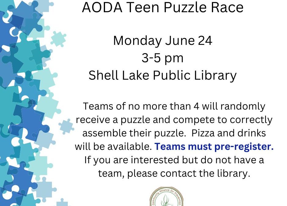 AODA Teen Puzzle Race